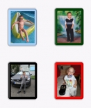 Színes műanyag hűtőmágnes 2.