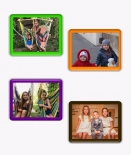 Színes műanyag hűtőmágnes 4.